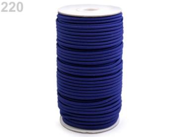 Gummikordel rund Ø3 mm MAGGIE - Blau